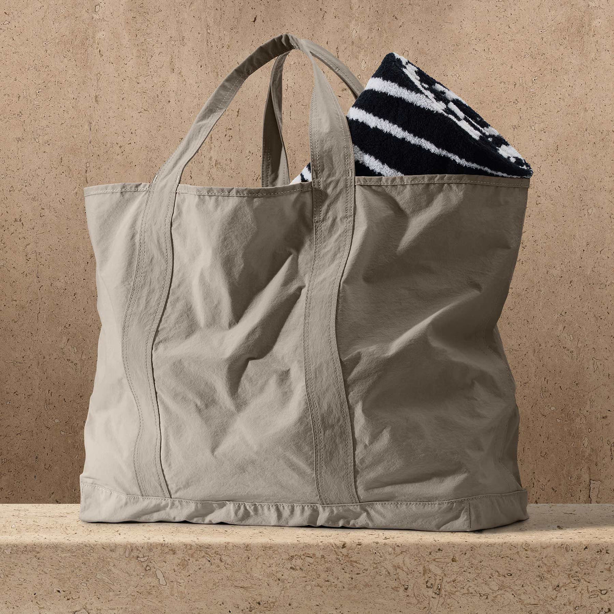 Large Matte Nylon Tote
