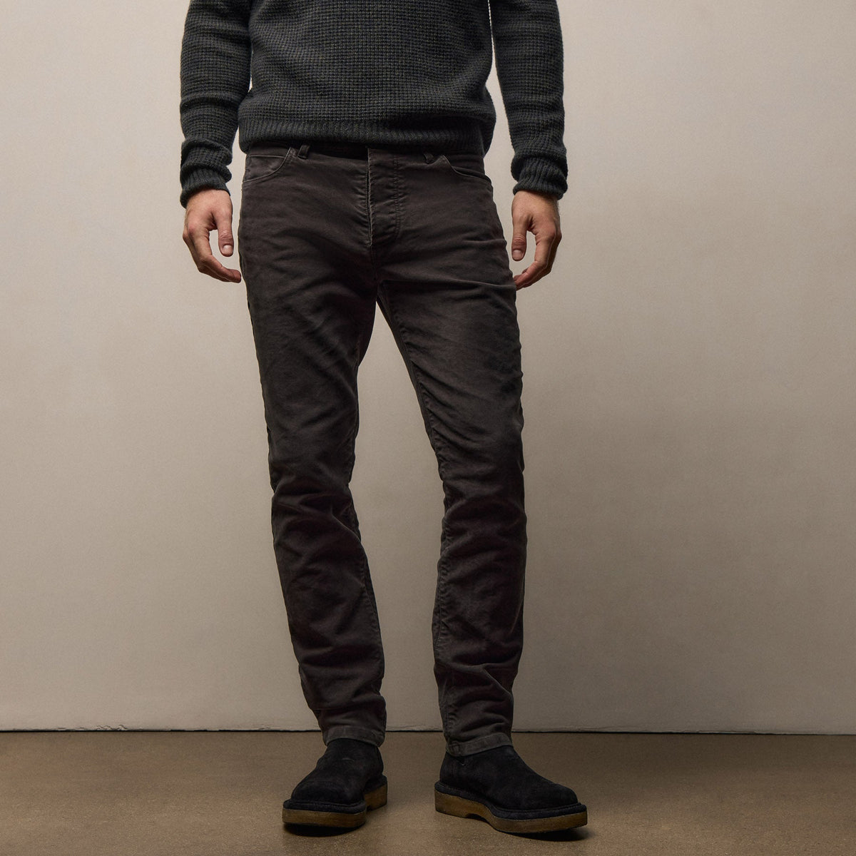 Cotton Moleskin 5 Pocket Pant In Magma Pigment | James Perse Los