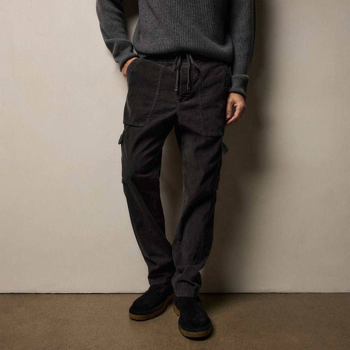 Cord Utility Pant In Magma Pigment | James Perse Los Angeles