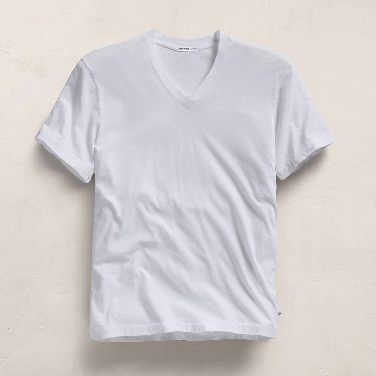 3 Pack Short Sleeve V Neck in White | James Perse Los Angeles