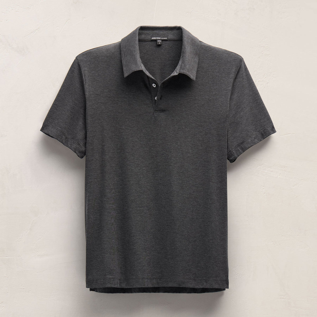 Performance Supima Pique Short Sleeve Polo In Black | James Perse