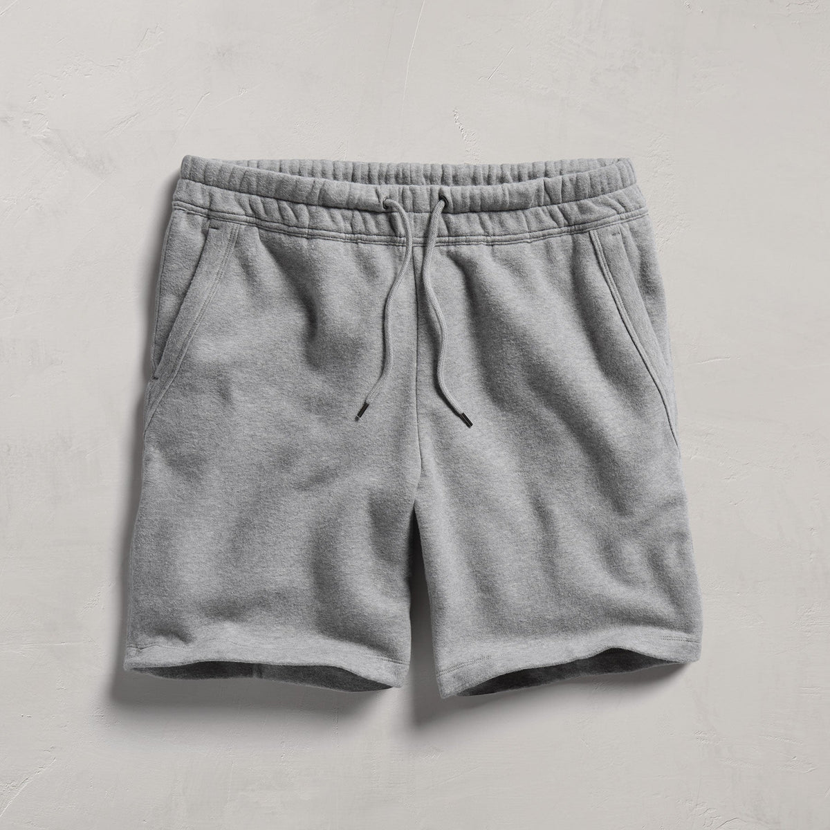 Cozy Sweat Short In Heather Grey | James Perse Los Angeles