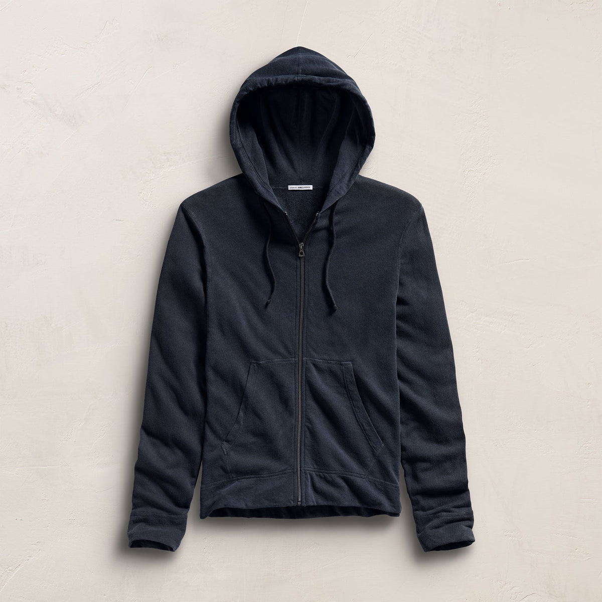 Vintage French Terry Zip Up Hoodie in Deep Pigment | James Perse