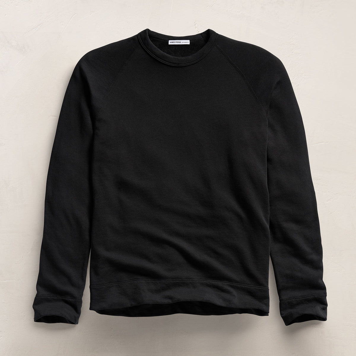 トップス JAMES PERSE RAGLAN SWEATSHIRT DEUXIEME Vintage French Terry Sweatshirt in Black | James Perse Los Angeles