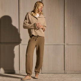 French Terry Drawstring Sweatpant - Earth | WDFT1184_EAR_2365.jpg
