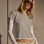 Cotton Jersey Shrunken Tee - Heather Grey | WSIJ3475_HGY_1241.jpg