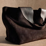 Suede Tote Bag in Cafe | James Perse Los Angeles