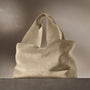 Suede Tote Bag in Sand | James Perse Los Angeles