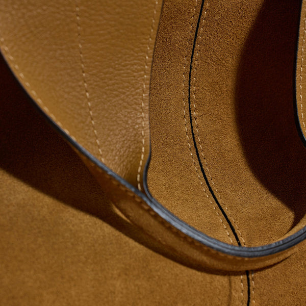 Suede Mini Tote in Palamino | James Perse Los Angeles