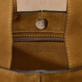Suede Mini Tote in Palamino | James Perse Los Angeles