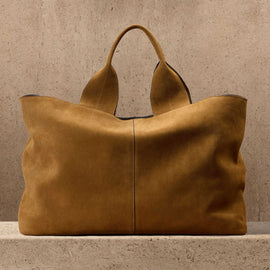 Suede Large Tote in Palamino | James Perse Los Angeles