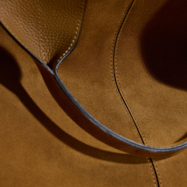 Suede Large Tote in Palamino | James Perse Los Angeles