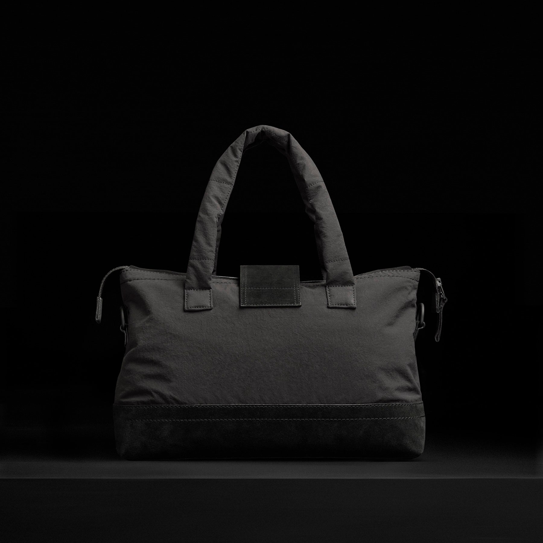 Small Canvas Tote in Silver | James Perse Los Angeles