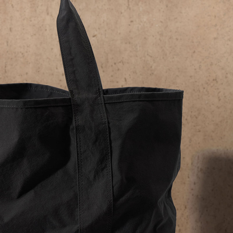 Small Matte Nylon Tote in Black | James Perse Los Angeles
