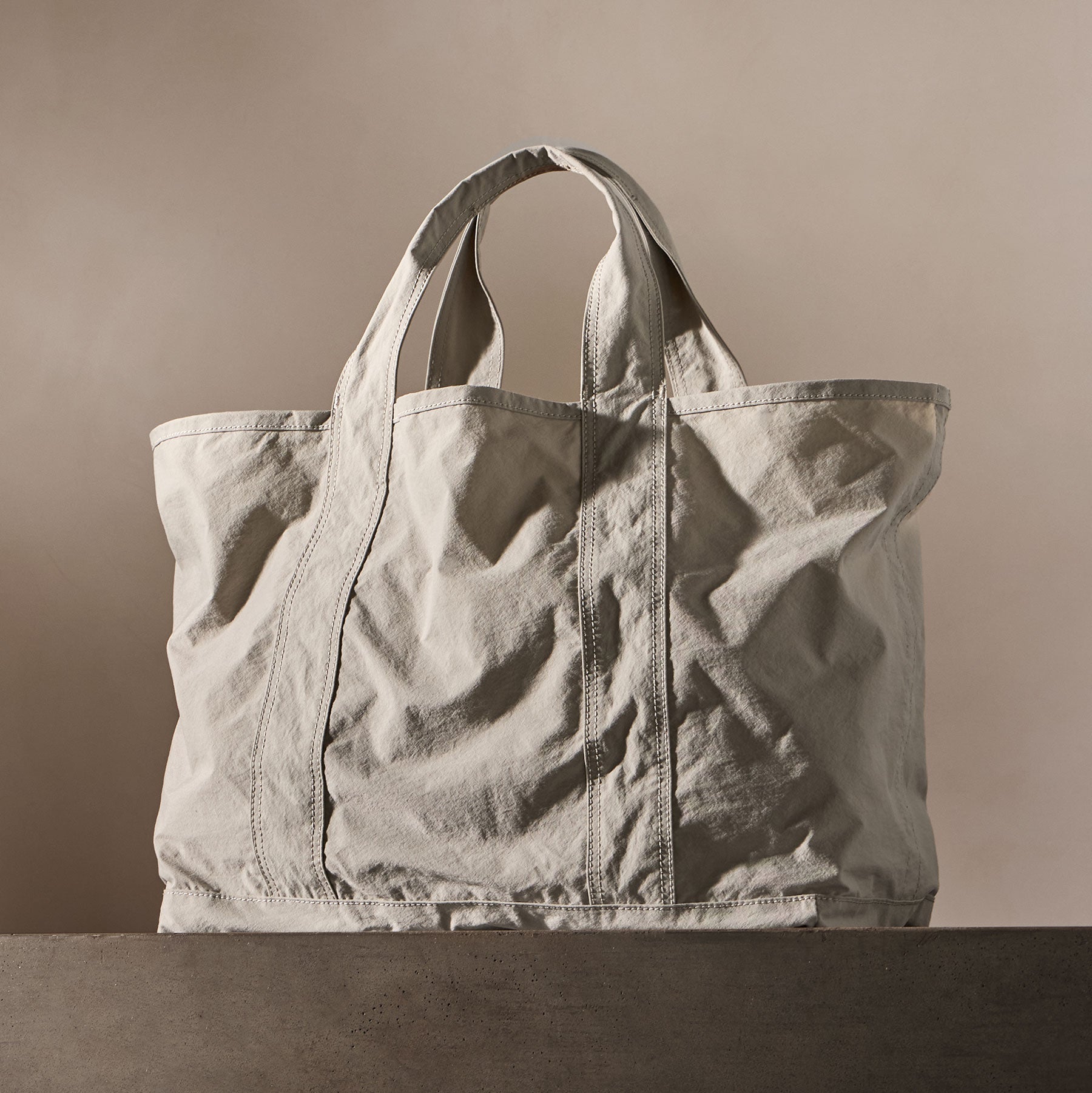 Small Matte Nylon Tote in Dapple | James Perse Los Angeles