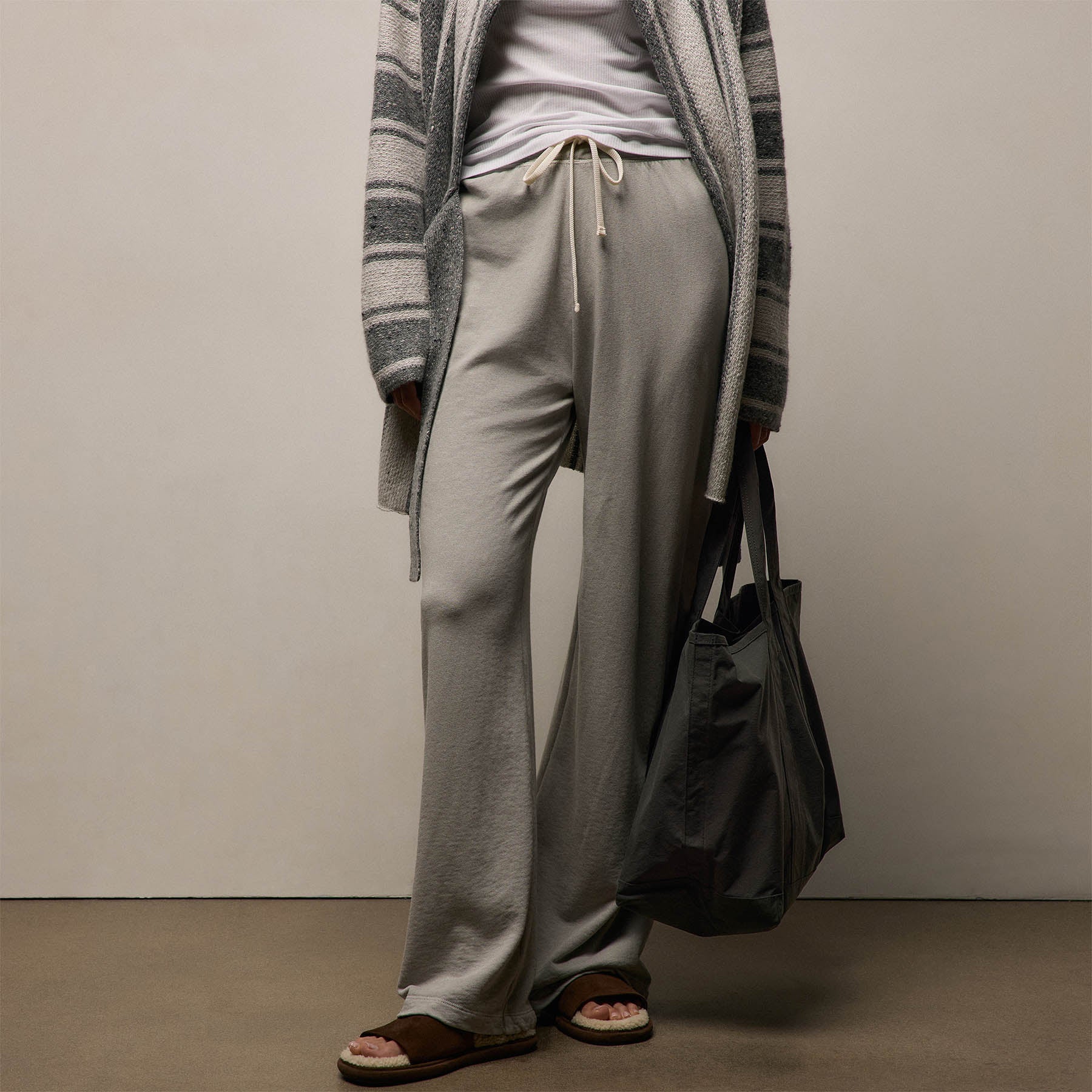 Small Matte Nylon Tote in Hemlock | James Perse Los Angeles / Womens