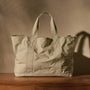 Small Matte Nylon Tote in New Sand | James Perse Los Angeles