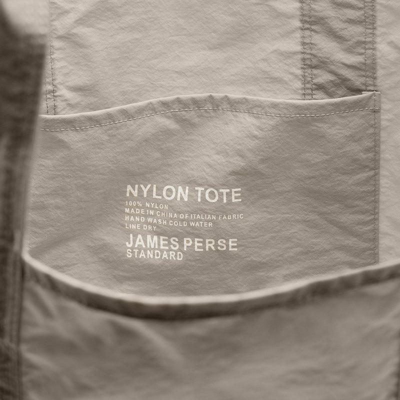 Small Matte Nylon Tote in New Sand | James Perse Los Angeles