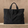Large Matte Nylon Tote in Black | James Perse Los Angeles