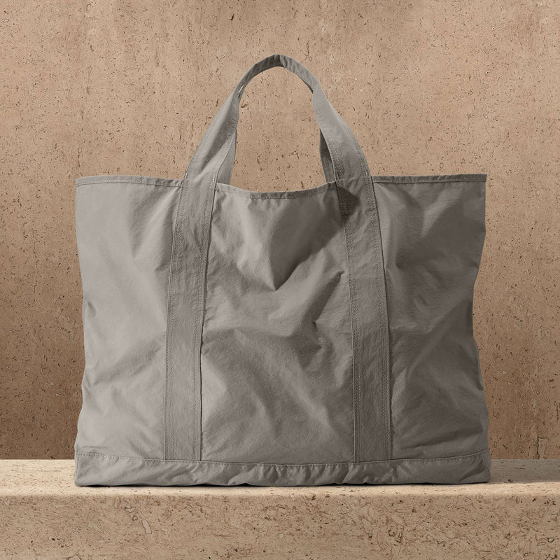 Large Matte Nylon Tote in New Sand | James Perse Los Angeles