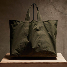 Large Matte Nylon Tote in Olive | James Perse Los Angeles