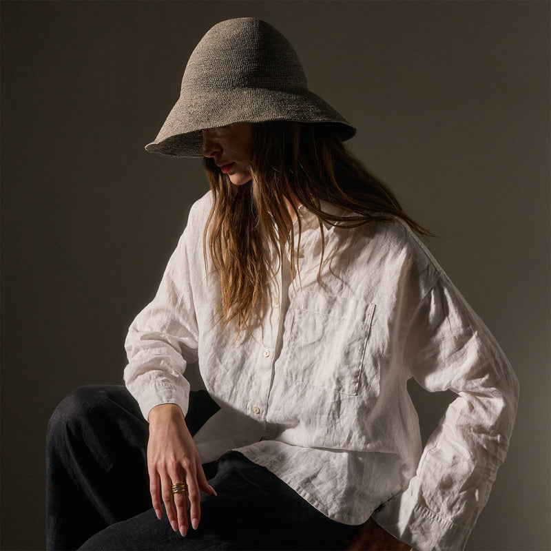 Janessa Leone Teagan in Sage | James Perse Los Angeles