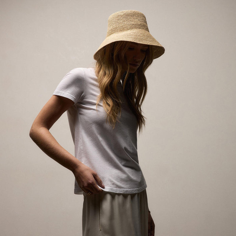 Janessa Leone Felix in Natural | James Perse Los Angeles