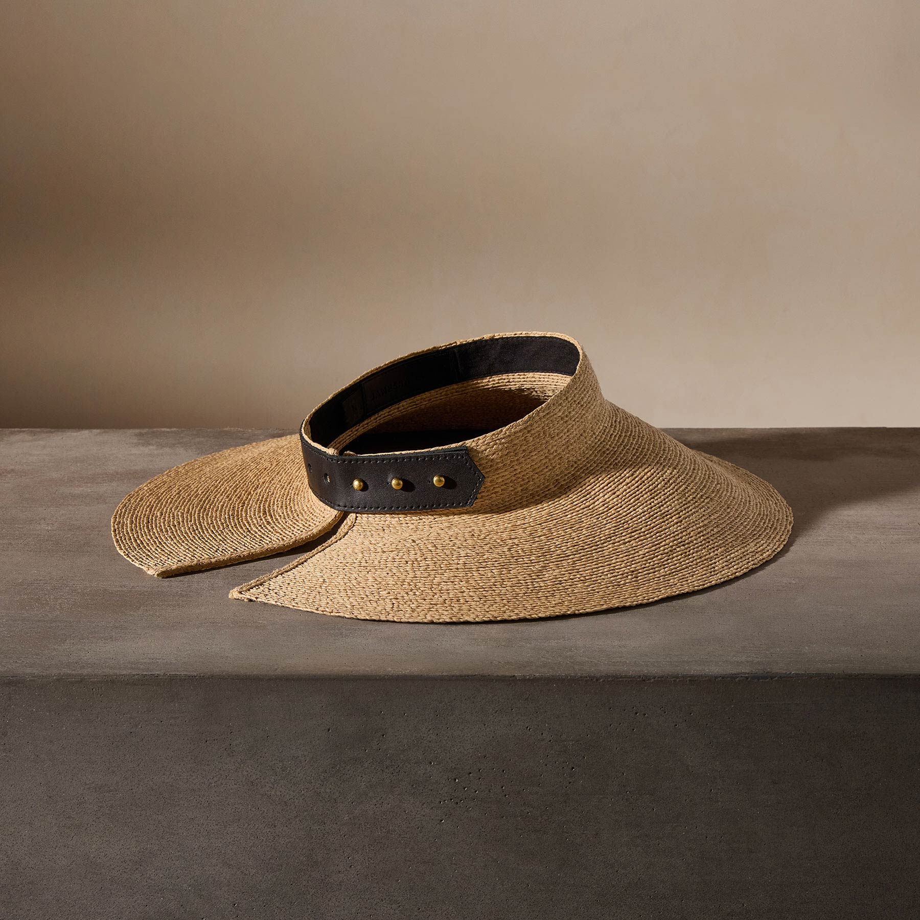 Janessa Leone Birdie Visor - Natural | James Perse Los Angeles