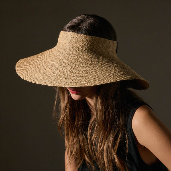 Janessa Leone Birdie Visor in Natural | James Perse Los Angeles / Womens