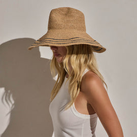 Janessa Leone Waverly In Navy / Sand | James Perse Los Angeles