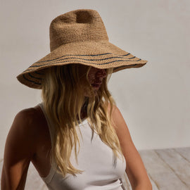 Janessa Leone Waverly In Navy / Sand | James Perse Los Angeles