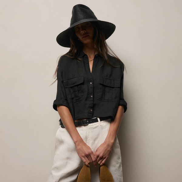 Janessa Leone Colette in Black | James Perse Los Angeles