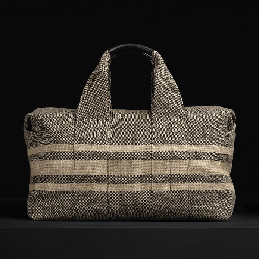 Montecito Weekend Bag in Black/Beige | James Perse Los Angeles