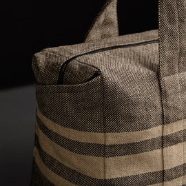Montecito Weekend Bag in Black/Beige | James Perse Los Angeles