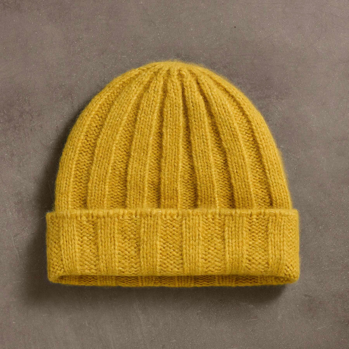 Textured Cashmere Beanie  in Straw | James Perse Los Angeles