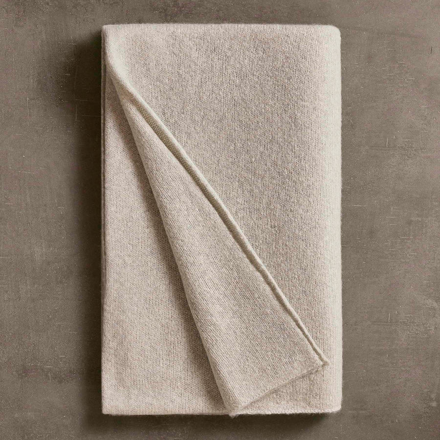 Lightweight Textured Cashmere Scarf in Mist | James Perse Los Angeles