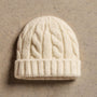 Lightweight Txrd Cashmere Cblknt Beanie in Ivory | James Perse Los Angeles