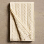 Lightweight Cashmere Cableknit Beanie & Scarf Gift Set In Ivory | James Perse Los Angeles