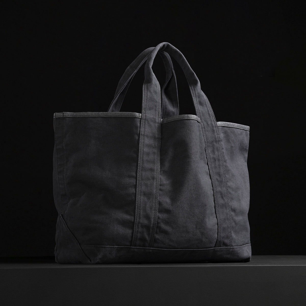 Small Canvas Tote in Black | James Perse Los Angeles