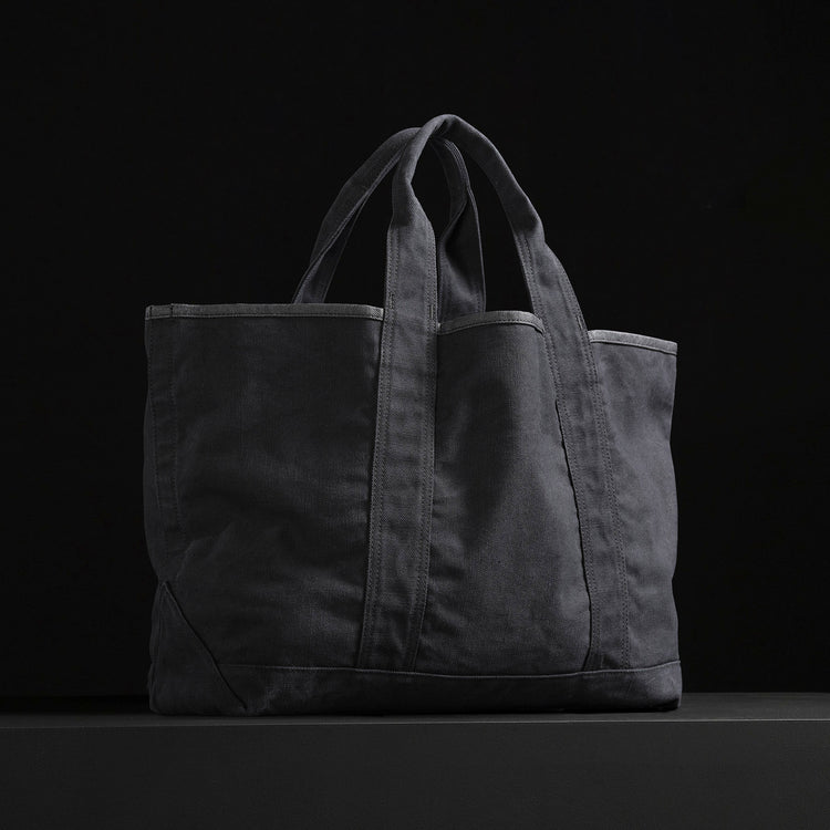Small Canvas Tote in Black | James Perse Los Angeles