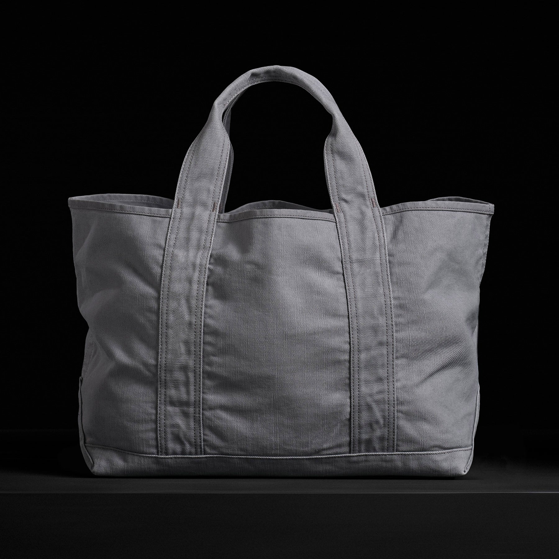 Small Canvas Tote in Silver | James Perse Los Angeles