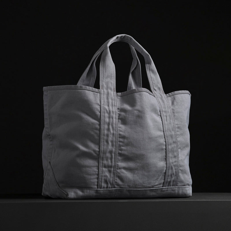 Small Canvas Tote in Silver | James Perse Los Angeles