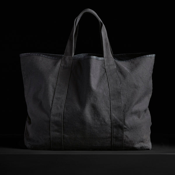 Large Canvas Tote in Black | James Perse Los Angeles