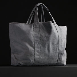 Large Canvas Tote in Silver | James Perse Los Angeles