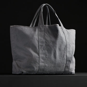 Large Shopping Bag - Silver