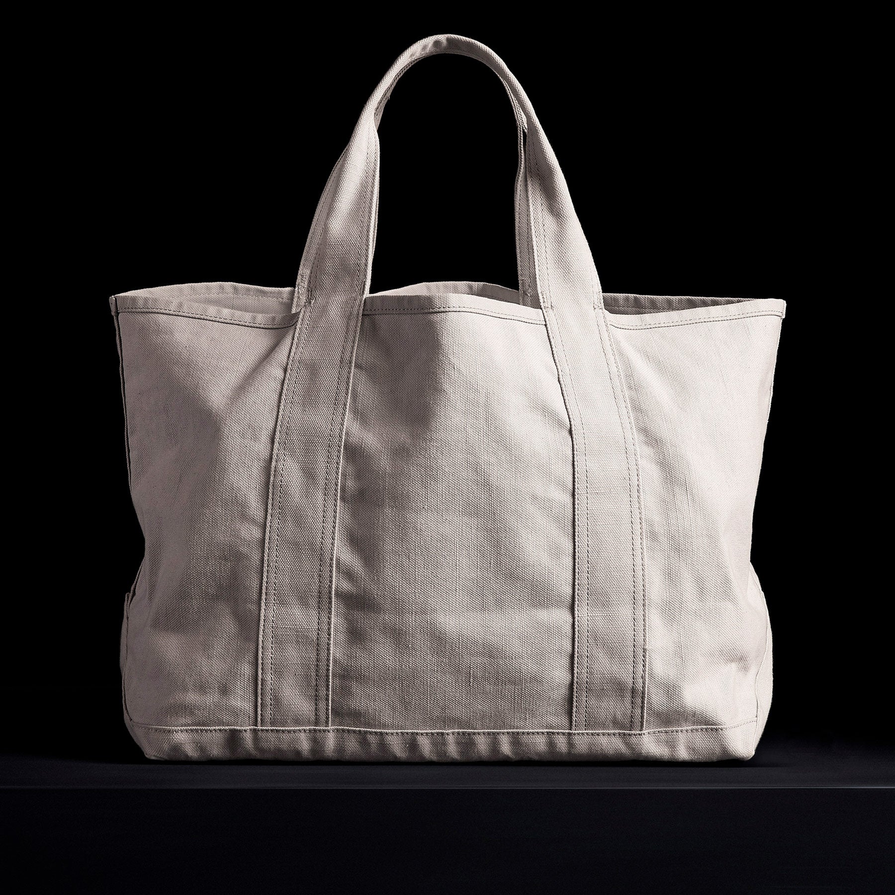 Large Canvas Tote in White | James Perse Los Angeles