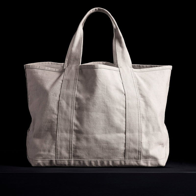 Large Canvas Tote in White | James Perse Los Angeles