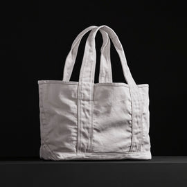 Classic Mini Canvas Tote in White | James Perse Los Angeles