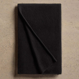 Open Knit Cashmere Scarf in Black  | James Perse Los Angeles