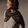 Open Knit Cashmere Scarf in Brownstone | James Perse Los Angeles / Womens